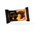 Bonucci cocoa-coated caramel soufflé cake