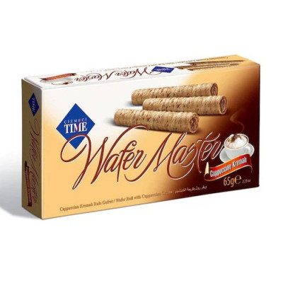 Cappuccino flavored wafer chips