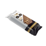 Crispy wafer topped with cocoa complex and hazelnut cream