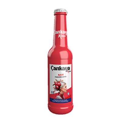 Pomegranate-flavored soft drink