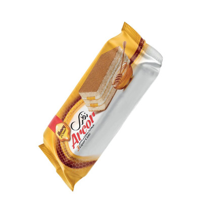 Honey-flavored layered cake