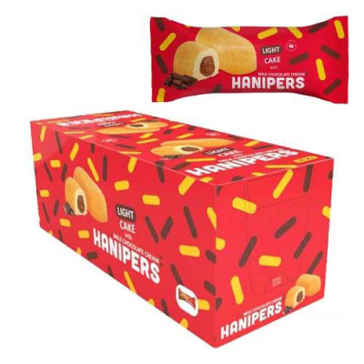 Sponge cake filled with cream