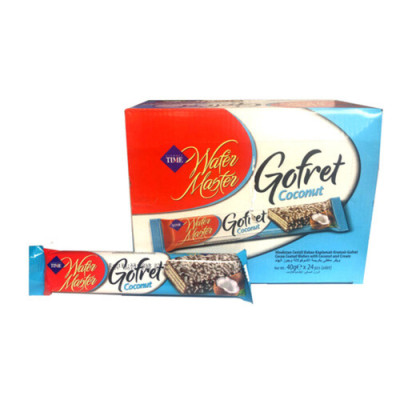 Master Wafer Biscuits with Coconut Flavor