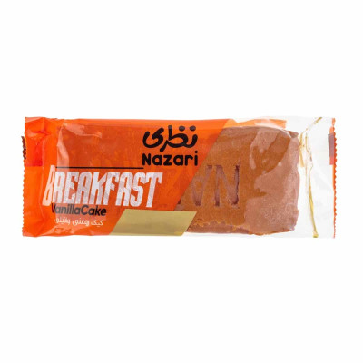 كعكة فطور بنكهة الفانيليا 